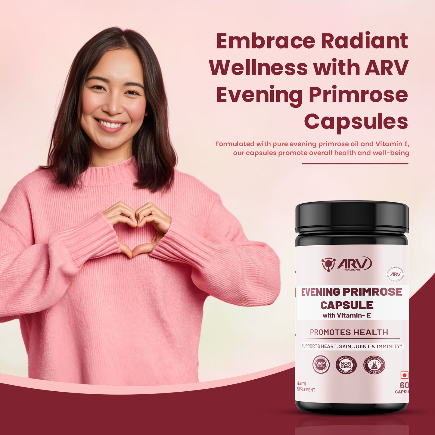 ARV Healthcare Ambrosial Evening Primrose (60 CAPS)