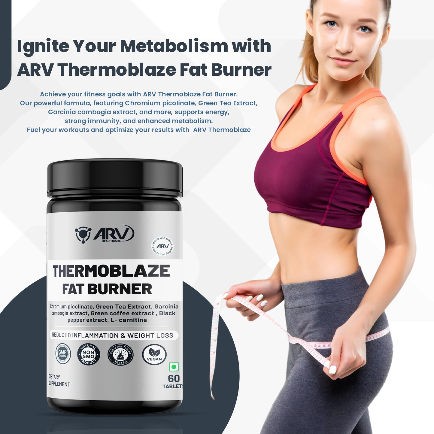 ARV Healthcare Fit Slim Weight Loss Supplement (60 TABLETS)