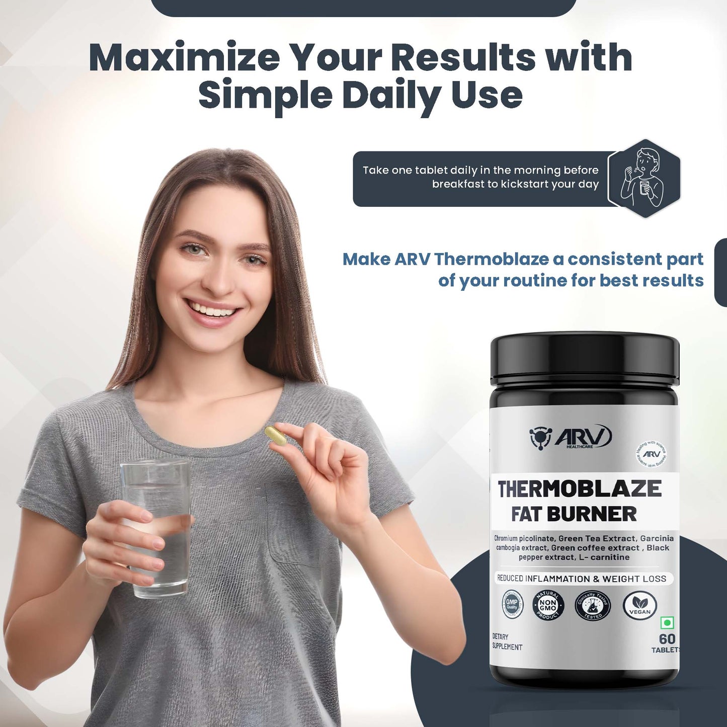 ARV Healthcare Fit Slim Weight Loss Supplement (60 TABLETS)