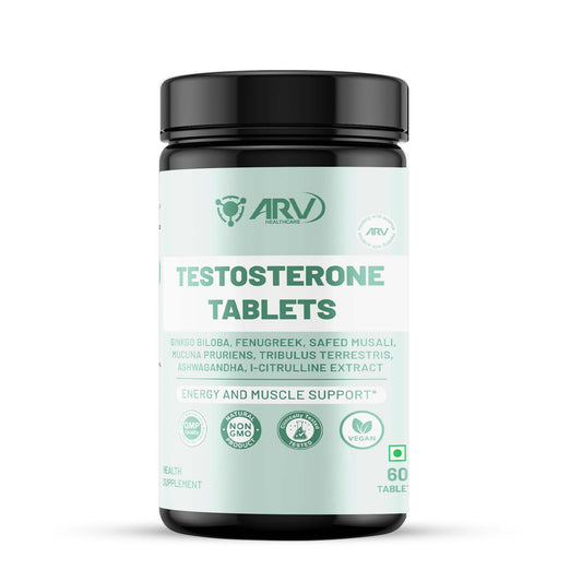 ARV Healthcare Plant-Based Testosterone Booster for Strength (60 TABLTES)