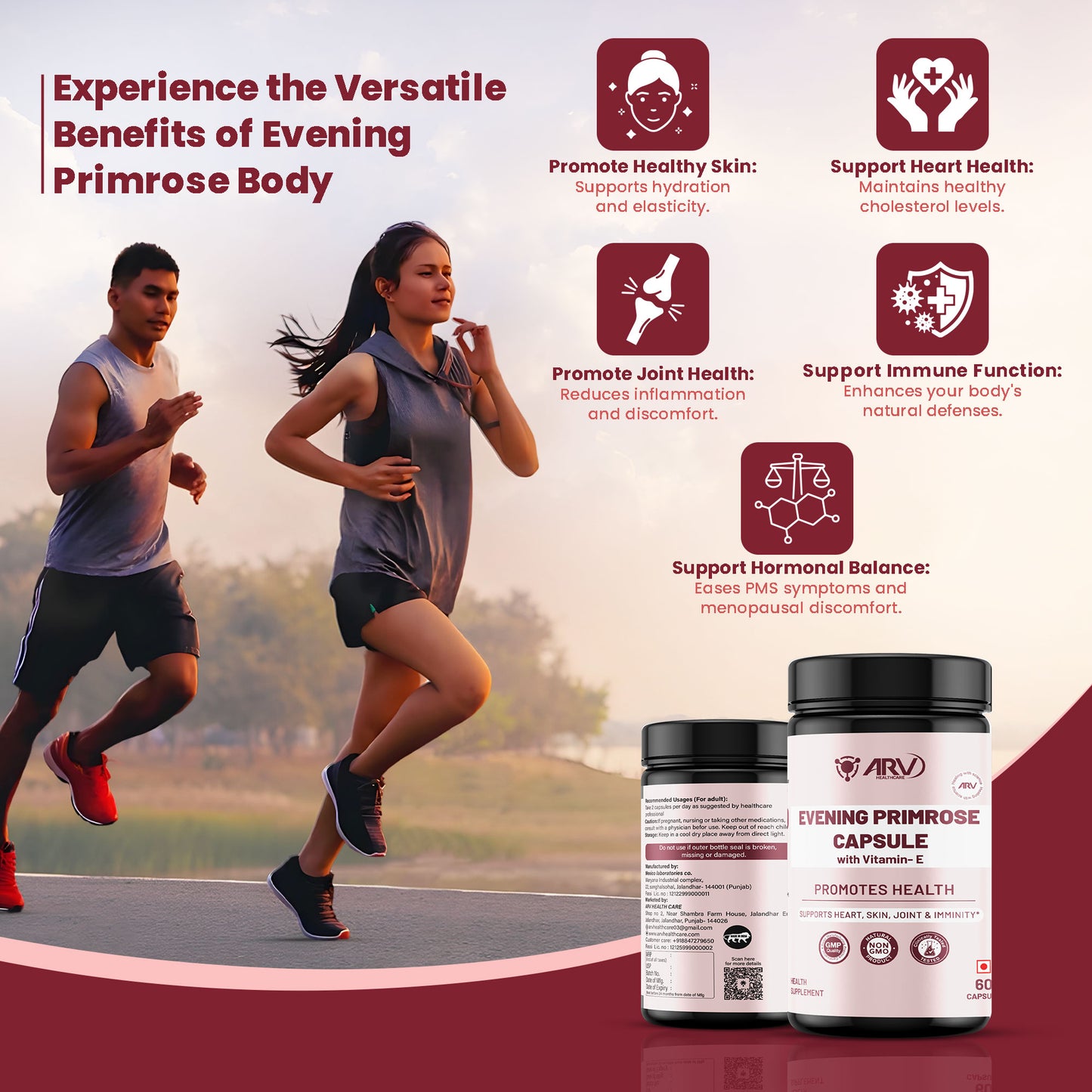 ARV Healthcare Ambrosial Evening Primrose (60 CAPS)