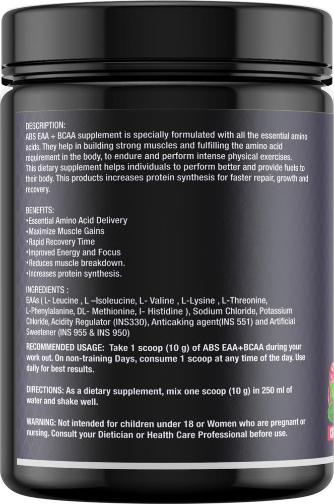 ABS EAA + BCAA: Ultimate Amino Acid Supplement for Muscle Growth & Recovery