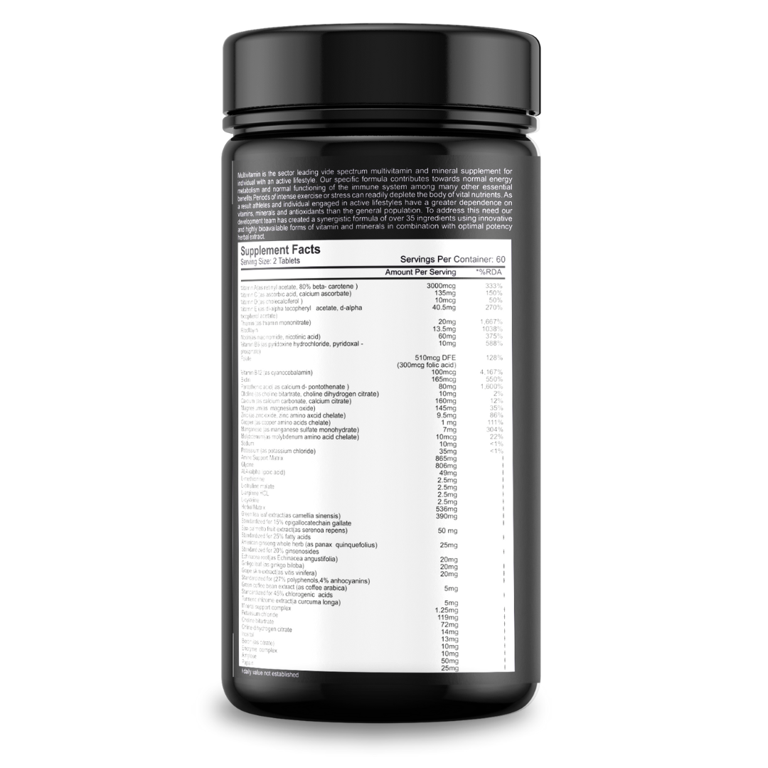 ABS Multivitamin - Complete Nutrition for Optimal Performance (60 TAB.)