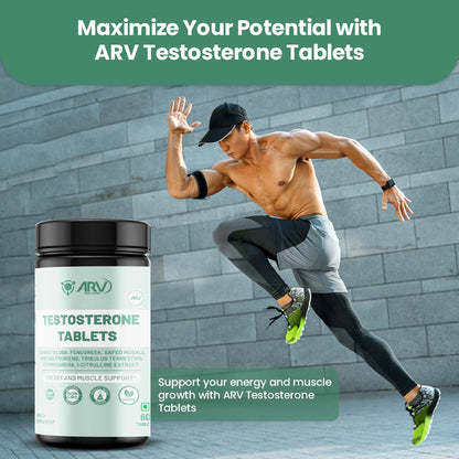 ARV Healthcare Plant-Based Testosterone Booster for Strength (60 TABLTES)