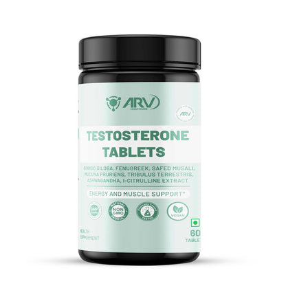ARV Healthcare Plant-Based Testosterone Booster for Strength (60 TABLTES)