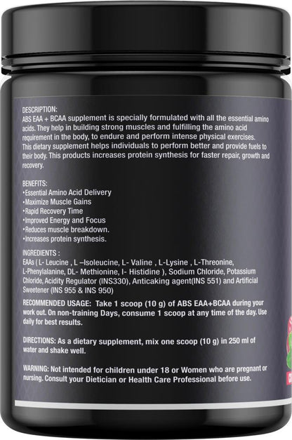 ABS EAA + BCAA: Ultimate Amino Acid Supplement for Muscle Growth & Recovery