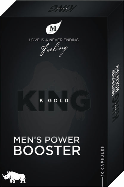 Combo Offer KING K (2 CAPS.)+ KING K GOLD (10 CAPS (SINGLE STRIP))
